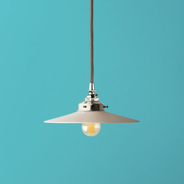 Pooky - Cecilia Ceramic Pendant Light Shade - Natural Plaster