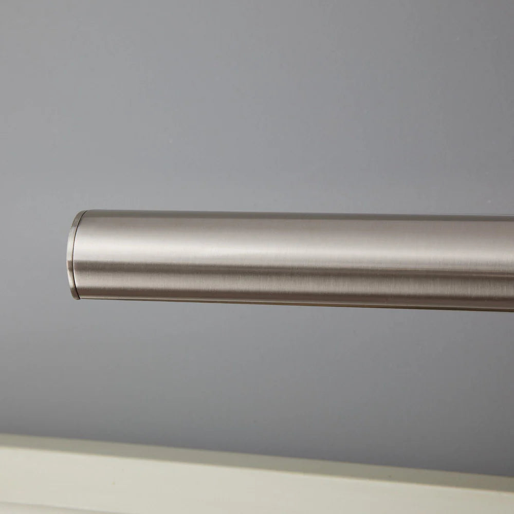 Pooky Larger Turner Picture Wall Light in brushed chrome finish