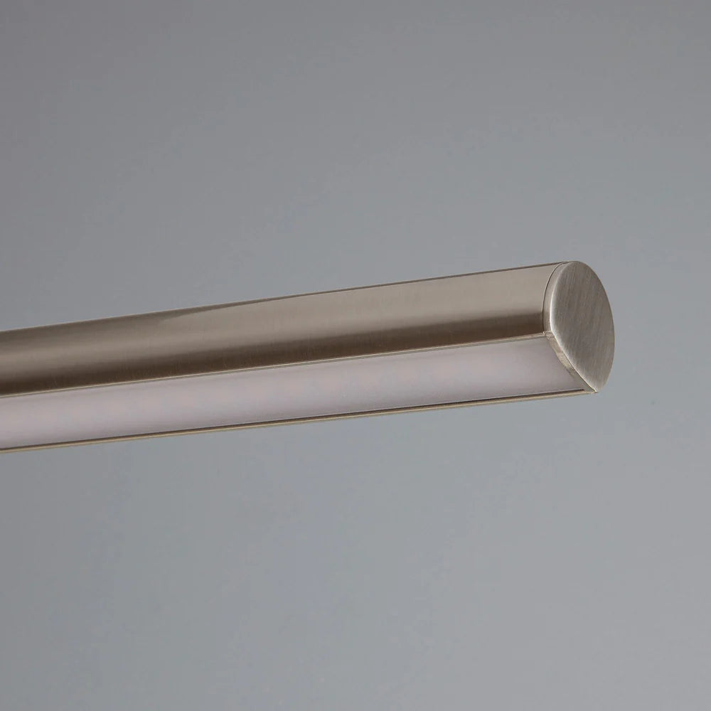 Pooky Larger Turner Picture Wall Light in brushed chrome finish
