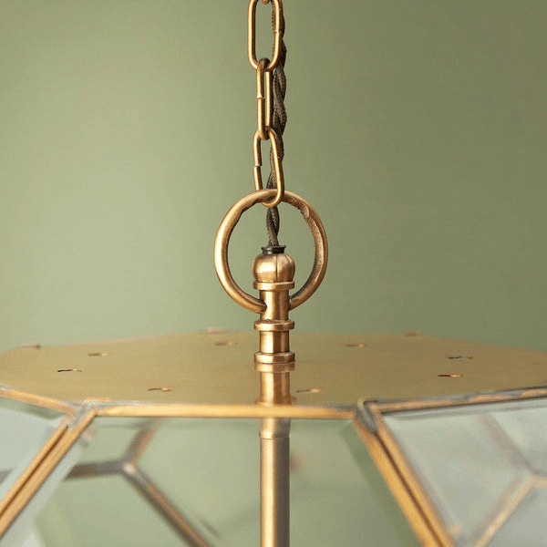 Pooky - Ballina Pendant Light - Brass And Bevelled Glass