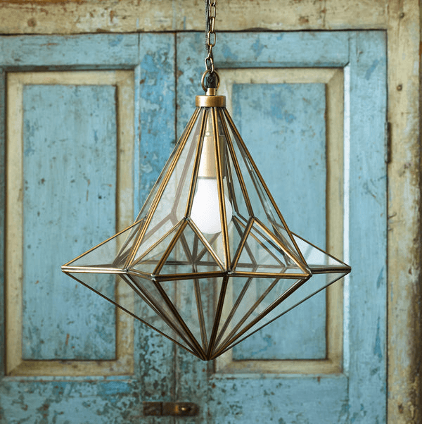 Pooky - Connie Pendant Light - Antique Brass
