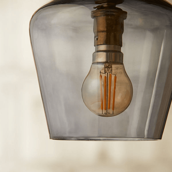 Pooky - Demijohn Pendant Light - Smaller - Grey Blown Glass