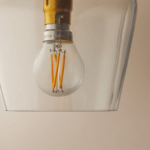 Pooky - Demijohn Pendant Light - Smaller - Clear Blown Glass