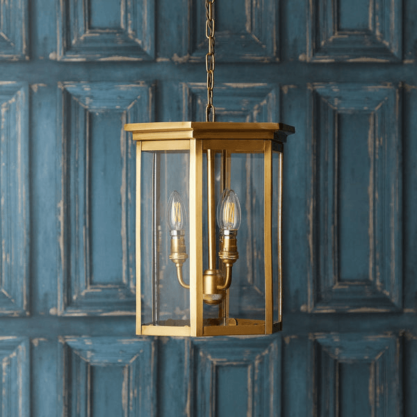 Pooky - Dontanello Pendant Light - Brass And Clear Glass