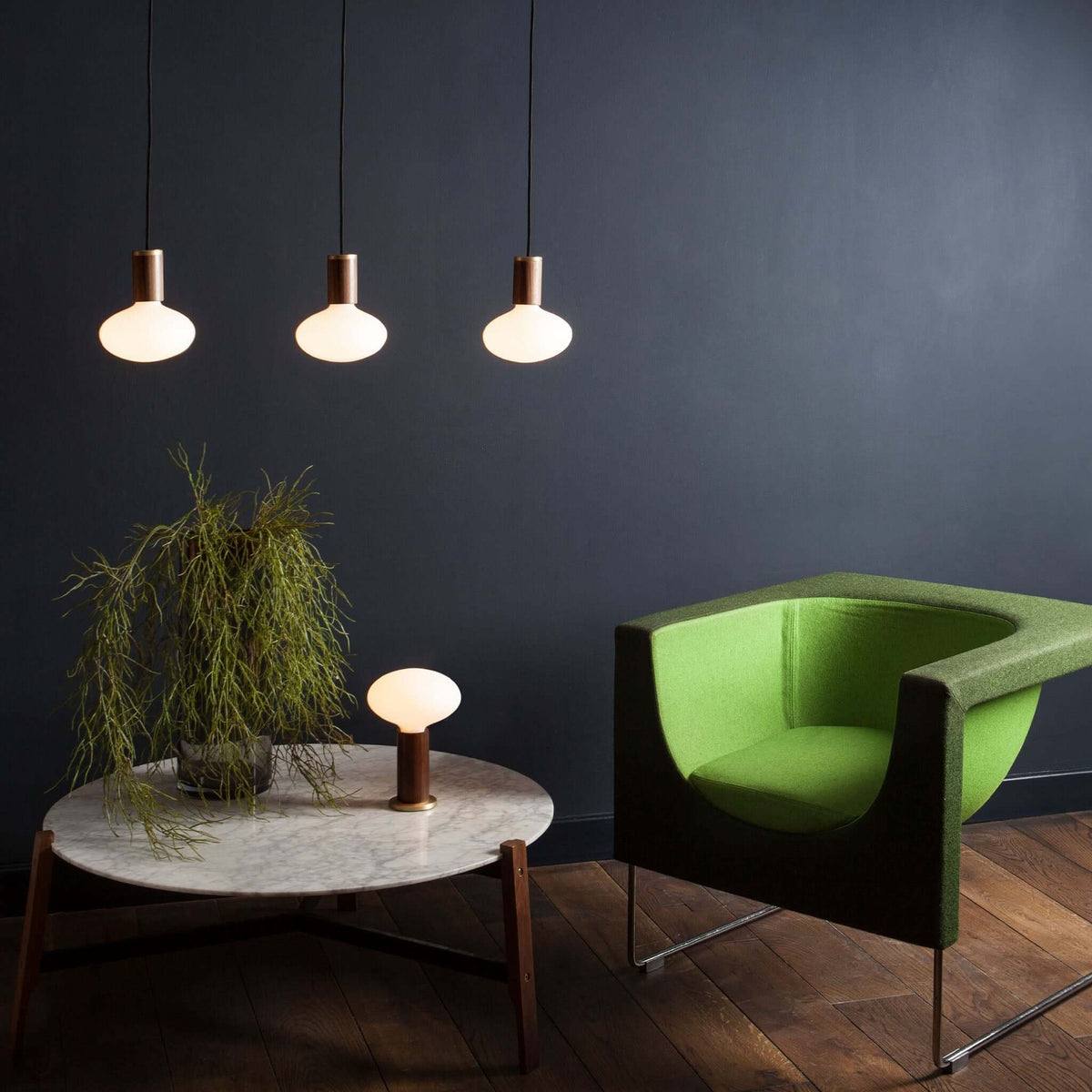 Tala Oval Pendant Light in Oak