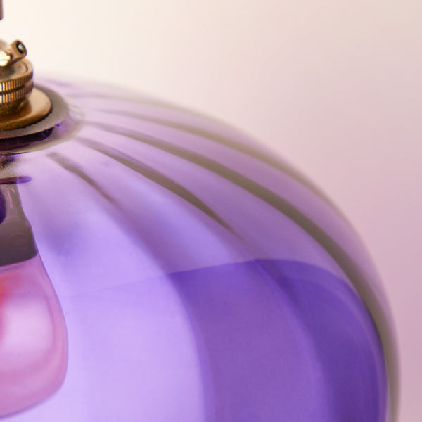 Pooky - Lisboa Pendant Light Shade - Small - Violet Glass
