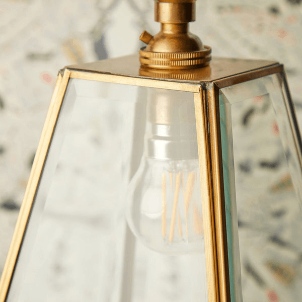 Pooky - Luxor Lantern Pendant Light Shade - Smaller - Clear Glass