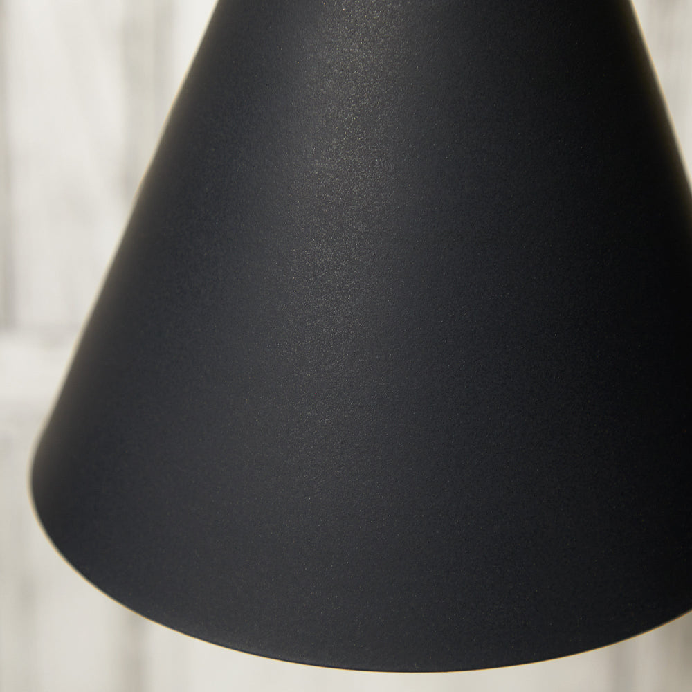Pooky - Stanlette Pendant Shade - Ash Black - Copper Interior