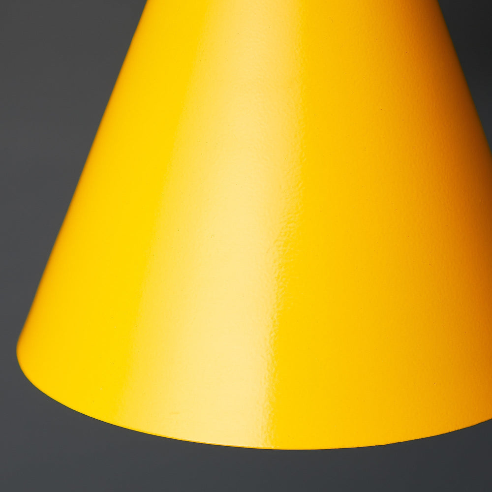 Pooky - Stanlette Pendant Shade - Yellow - Copper Interior