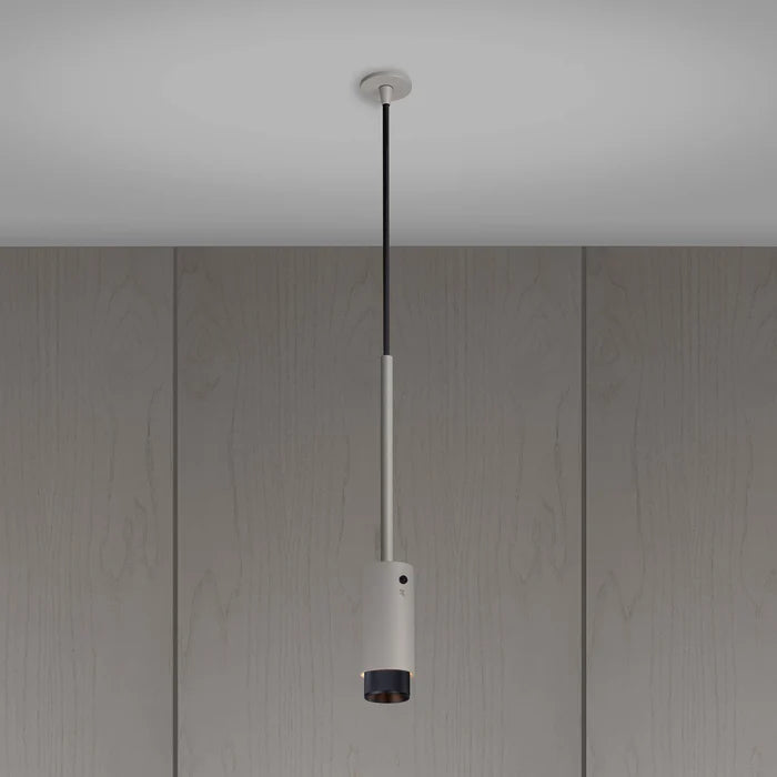 Buster & Punch Exhaust Pendant - Cross - Stone - Smoked Bronze
