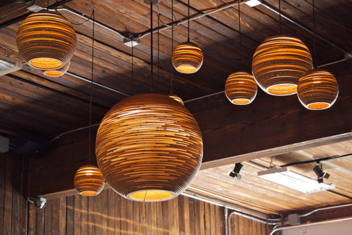 Graypants Scraplight Sun pendant light