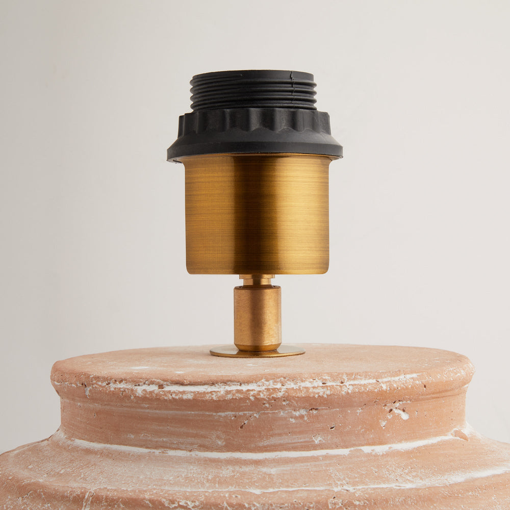 Pooky - Smaller Ambrose Table Lamp Base - Natural Terracotta