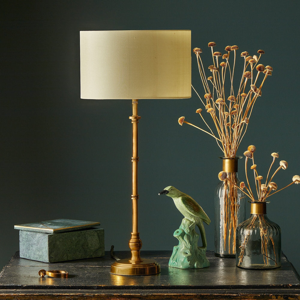 Pooky - Chukka Table Lamp Base - Antiqued Brass