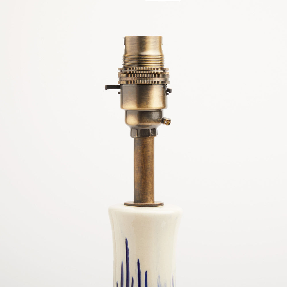 Pooky - Ellie Table Lamp Base - Blue and White Stripes