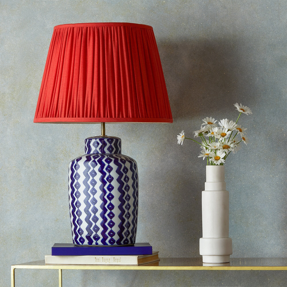 Pooky - Gingembre Table Lamp Base - Blue and White Ceramic