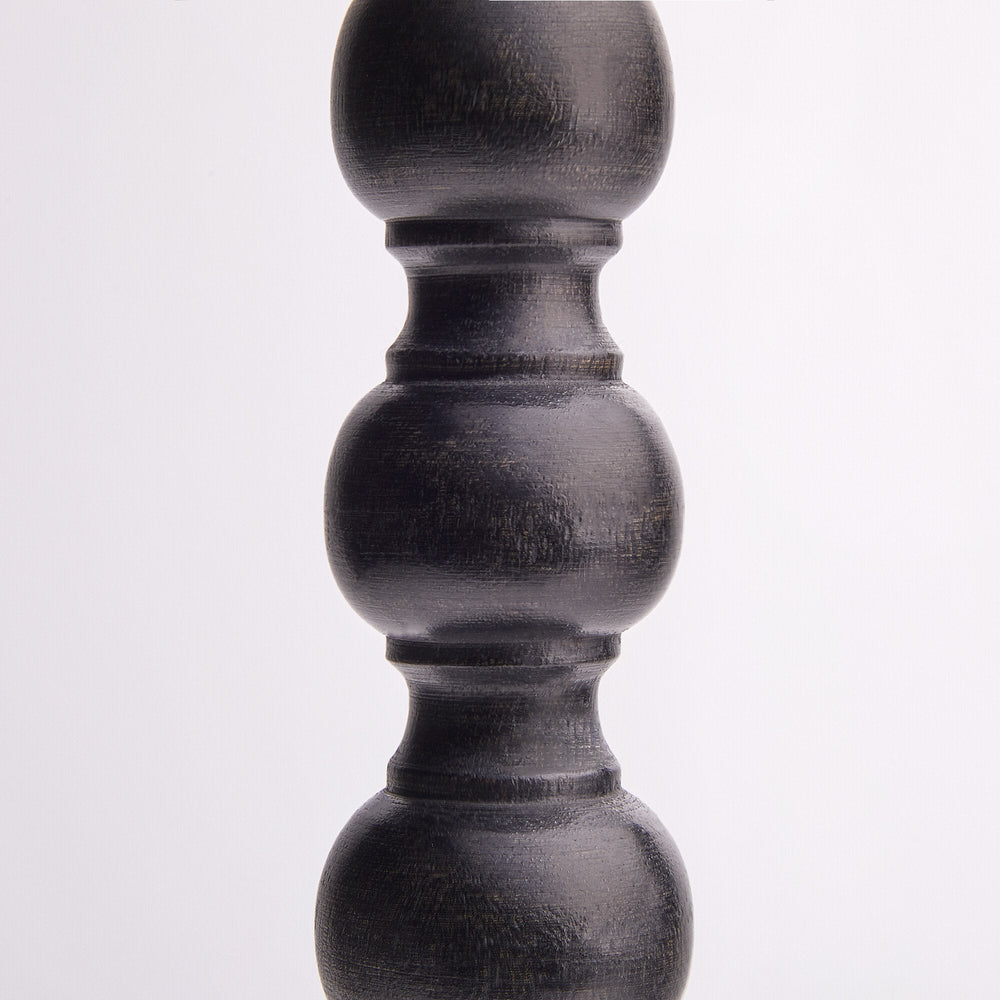 Pooky - Lillee Table Lamp Base - Ebony Finish Wood
