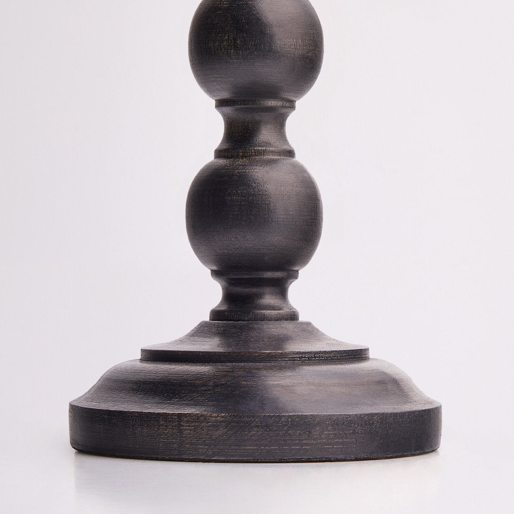 Pooky - Lillee Table Lamp Base - Ebony Finish Wood
