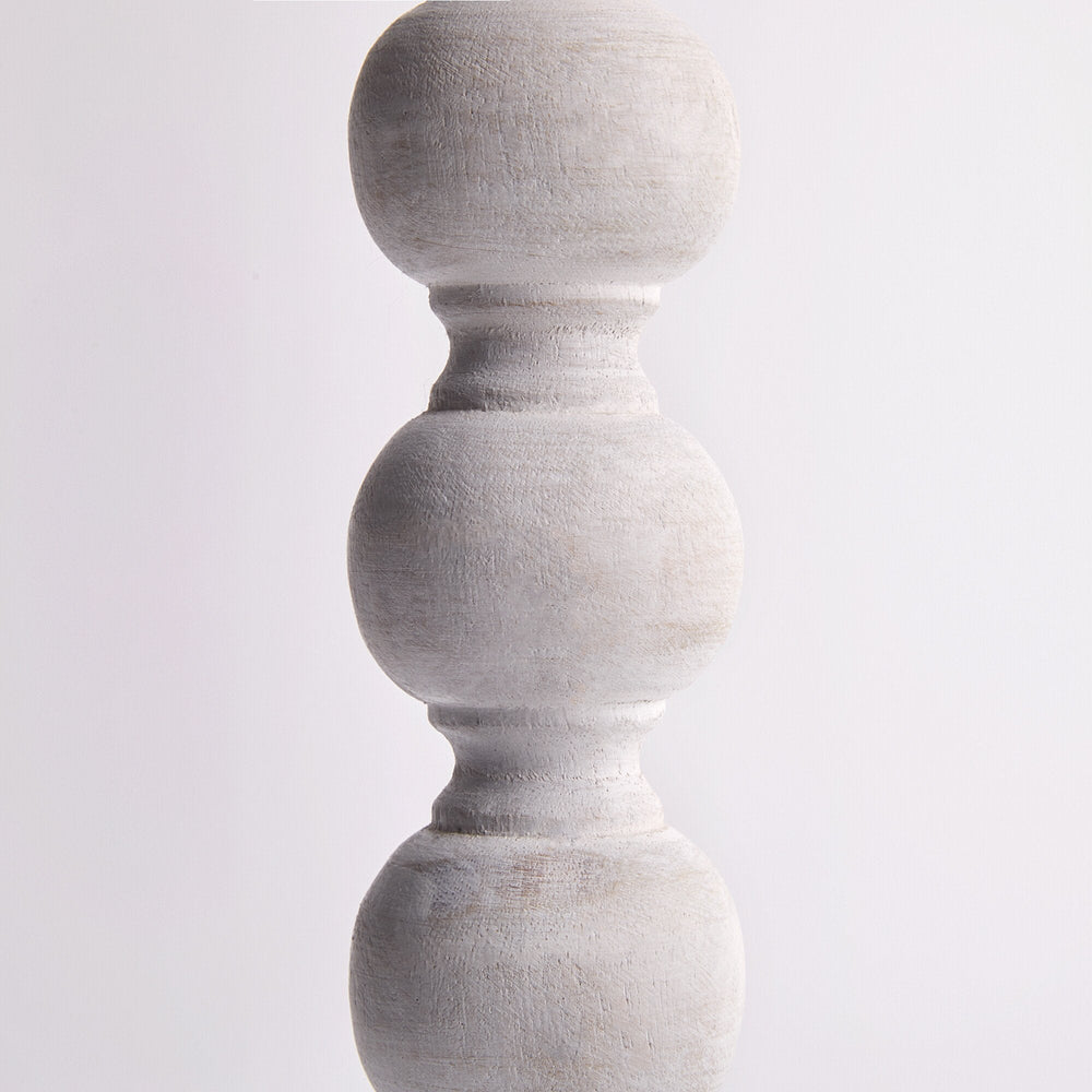 Pooky - Lillee Table Lamp Base - Natural Whitewash Wood