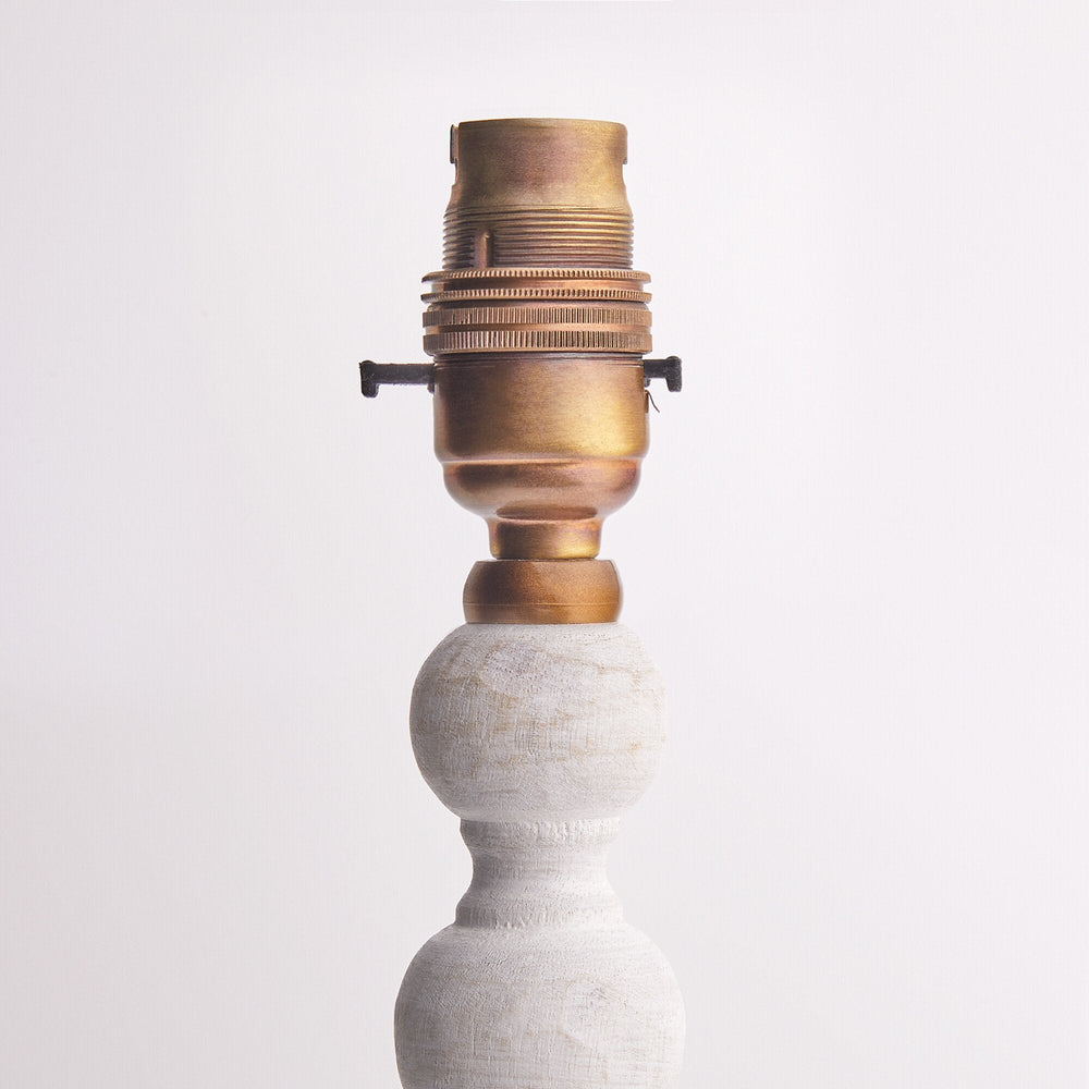 Pooky - Lillee Table Lamp Base - Natural Whitewash Wood