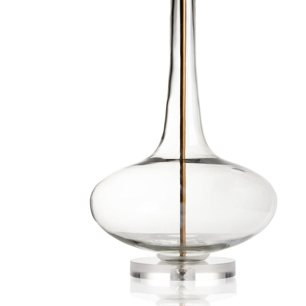 Pooky - Loz Table Lamp Base - Clear Glass