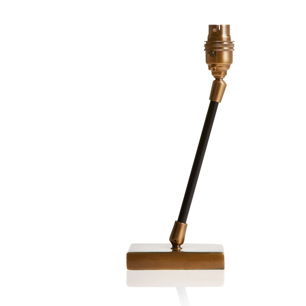 Pooky - Pickling Table Lamp Base - Antiqued Brass