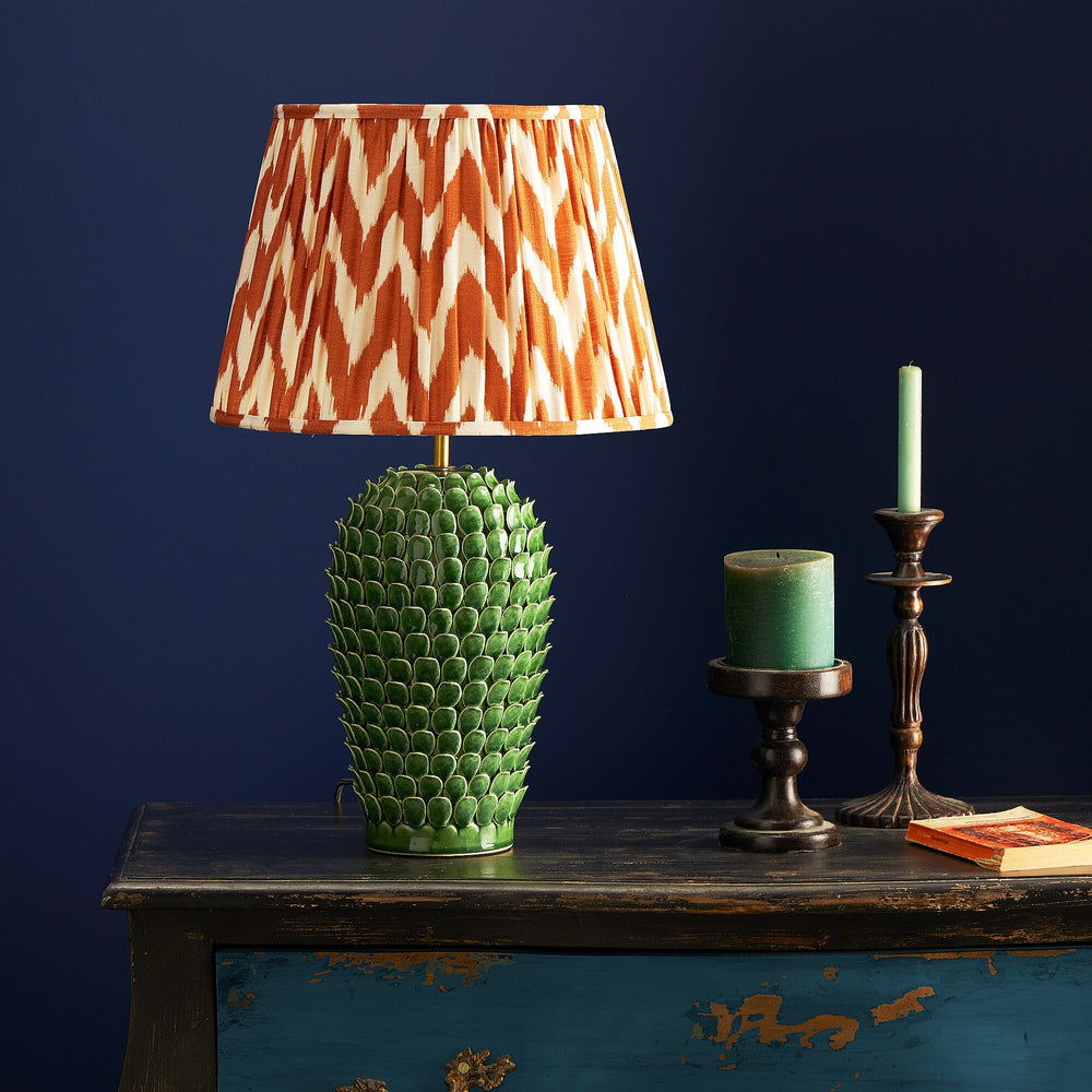 Pooky - Regular Stucco Table Lamp Base - Emerald