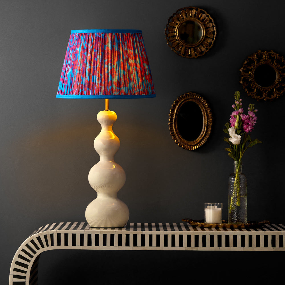 Pooky - Smaller Wobster Table Lamp Base - White Lacquered Wood