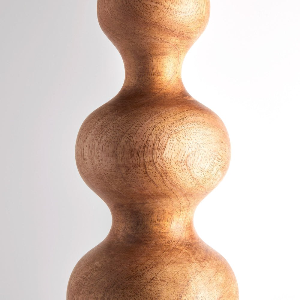 Pooky - Larger Wobster Table Lamp Base - Natural Wood