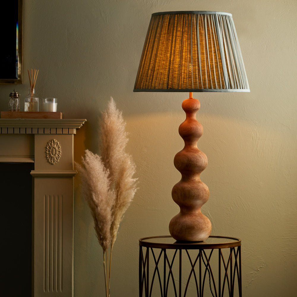 Pooky - Larger Wobster Table Lamp Base - Natural Wood
