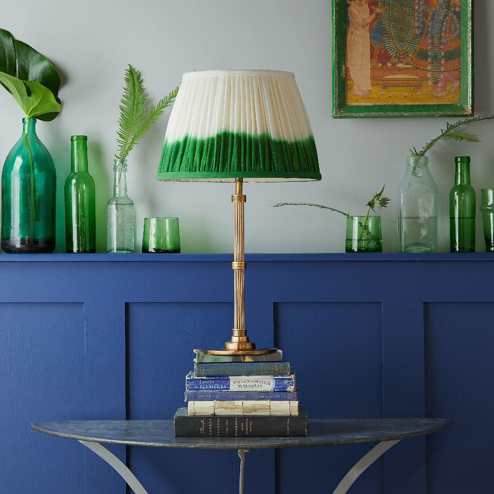Pooky - Smaller Wrappling Table Lamp Base - Antique Brass