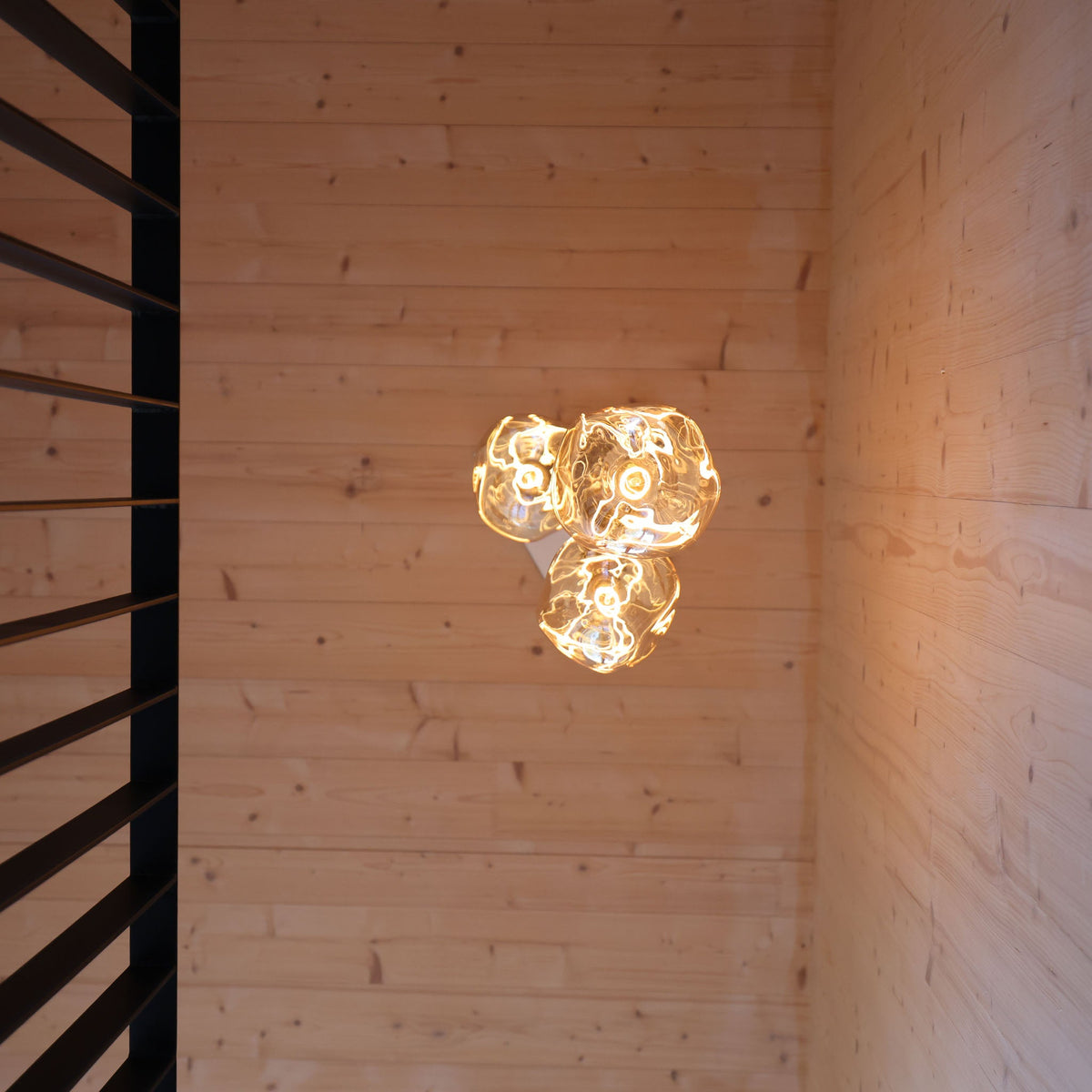 Tala Triple Pendant in Graphite + Voronoi III