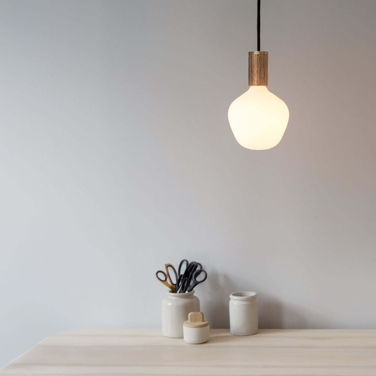 Tala Enno Pendant Light in Walnut