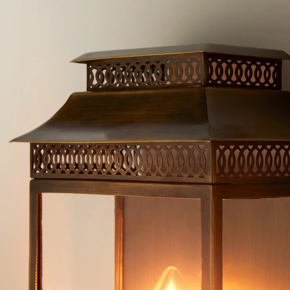 Pooky Hastings Exterior IP44 Wall Light in Bronze