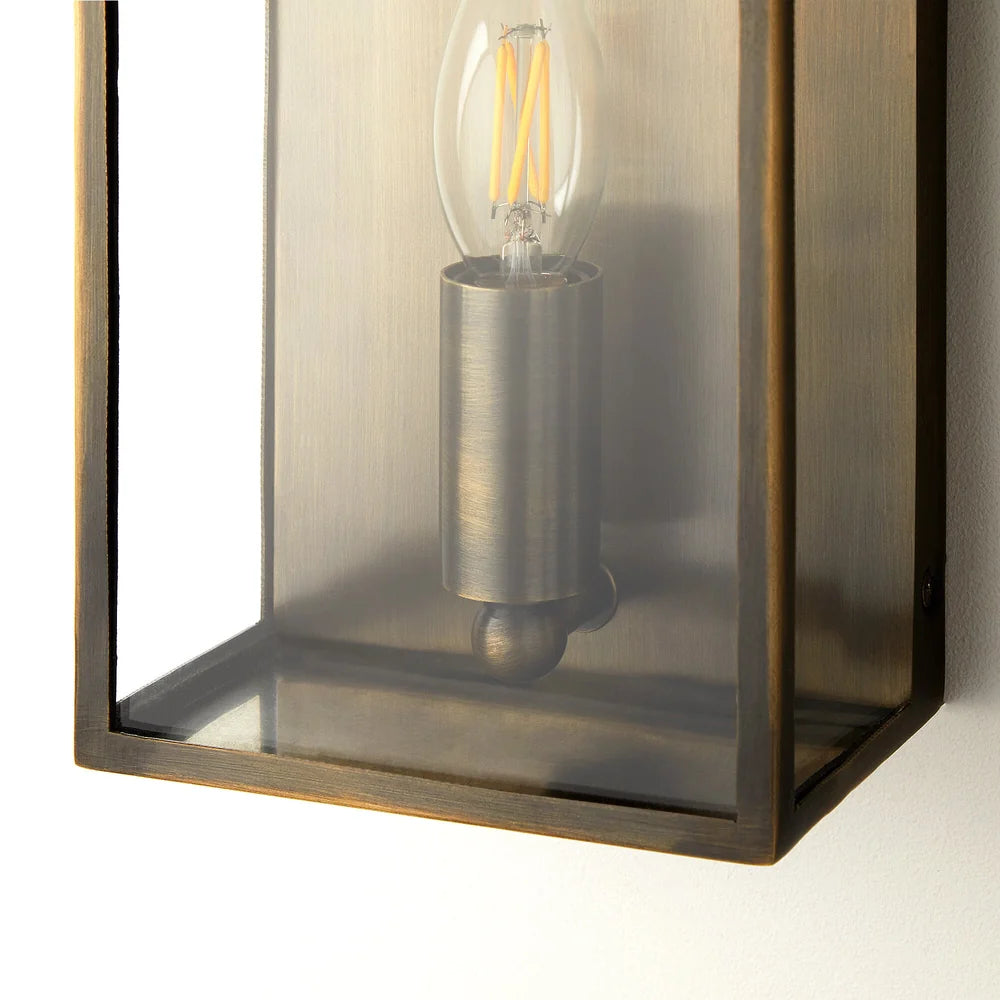 Pooky Hastings Exterior IP44 Wall Light in Bronze