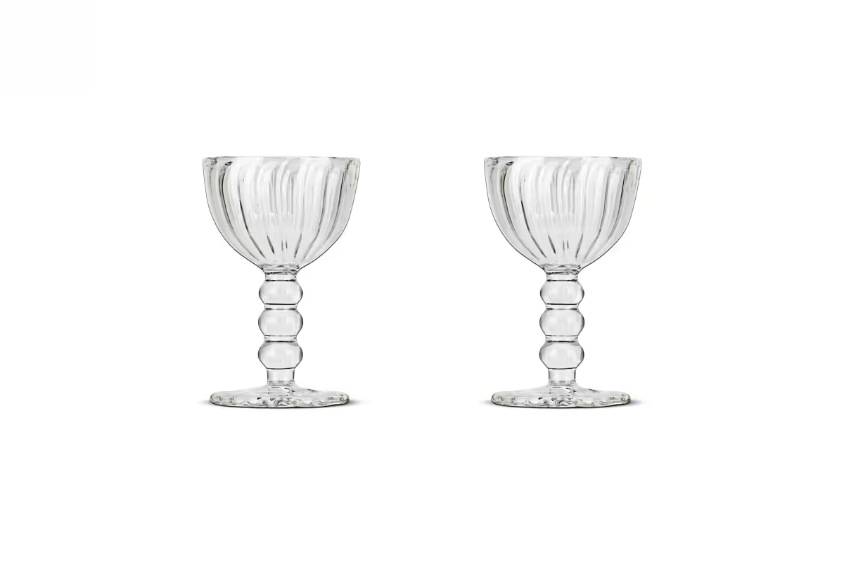 Nkuku - Santosa Sherry Glass - Clear (Set of 2)