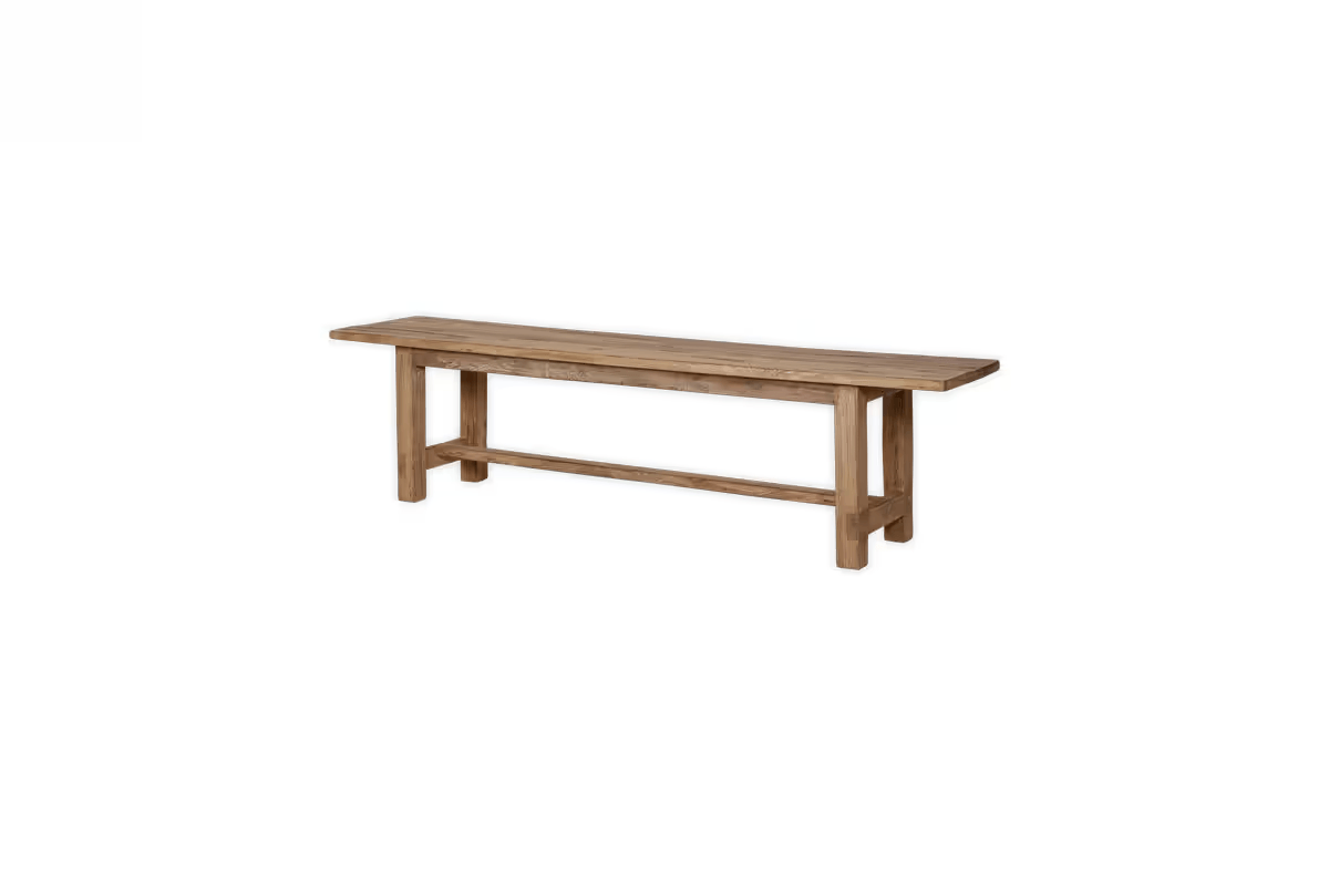 Nkuku - Fioni Reclaimed Wood Bench - Natural - Small