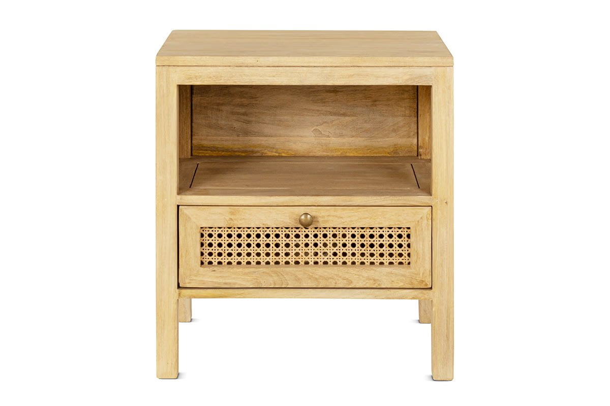 Nkuku - Kanz Mango Wood Bedside Table