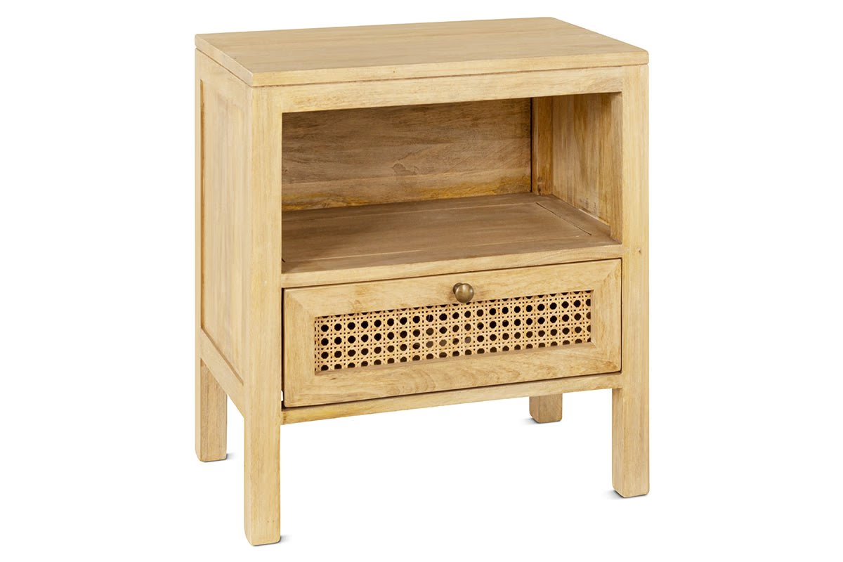 Nkuku - Kanz Mango Wood Bedside Table