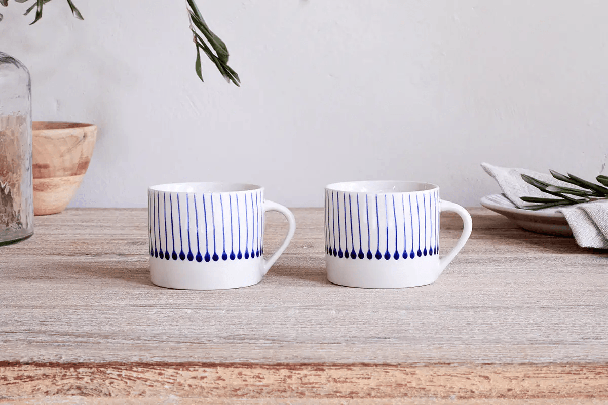 Nkuku - Iba Mug - Indigo - Small (Set of 2)