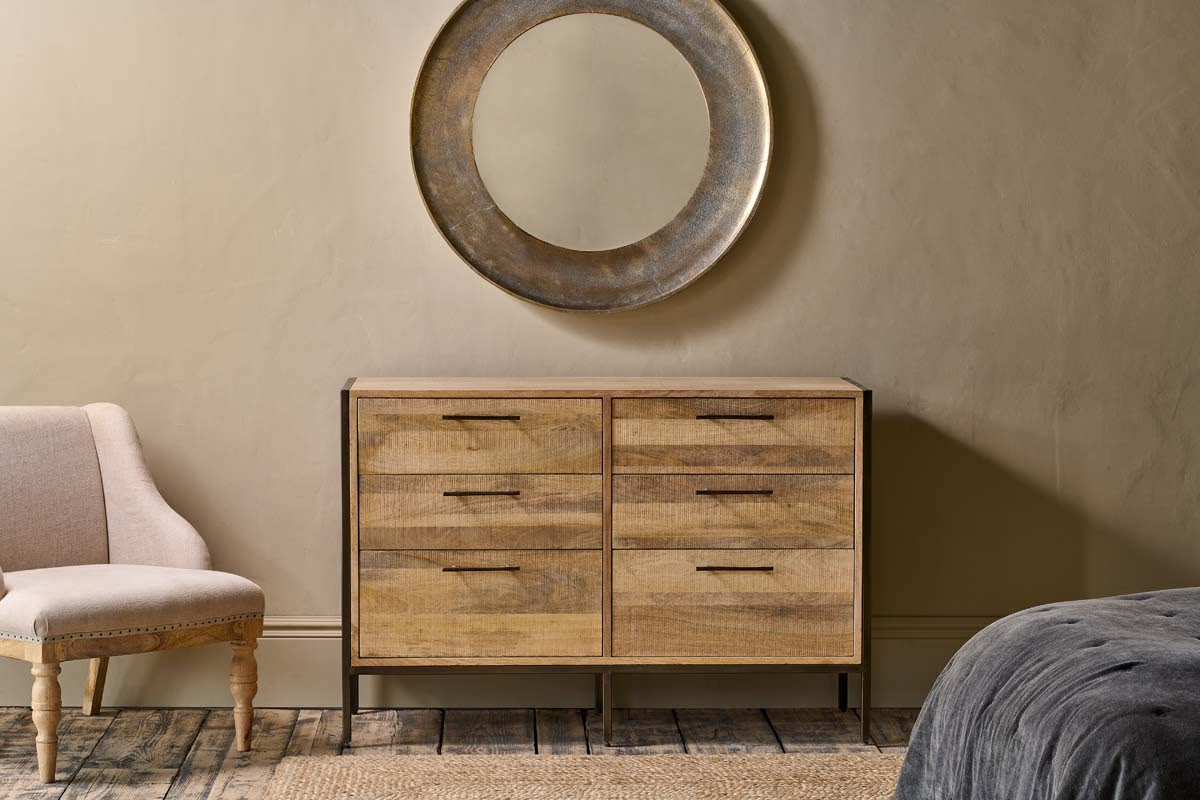 Nkuku - Dasai Mango Wood Chest of Drawers