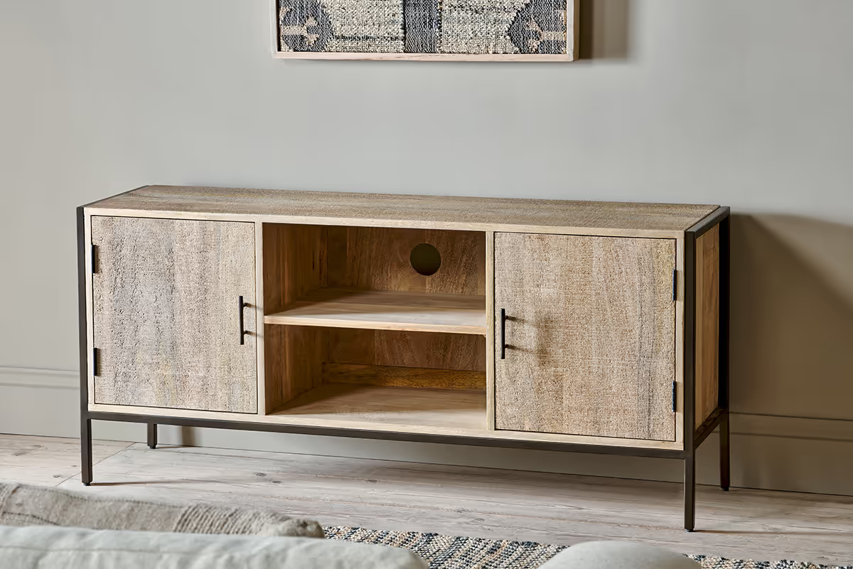 Nkuku - Dasai Mango Wood Media Unit