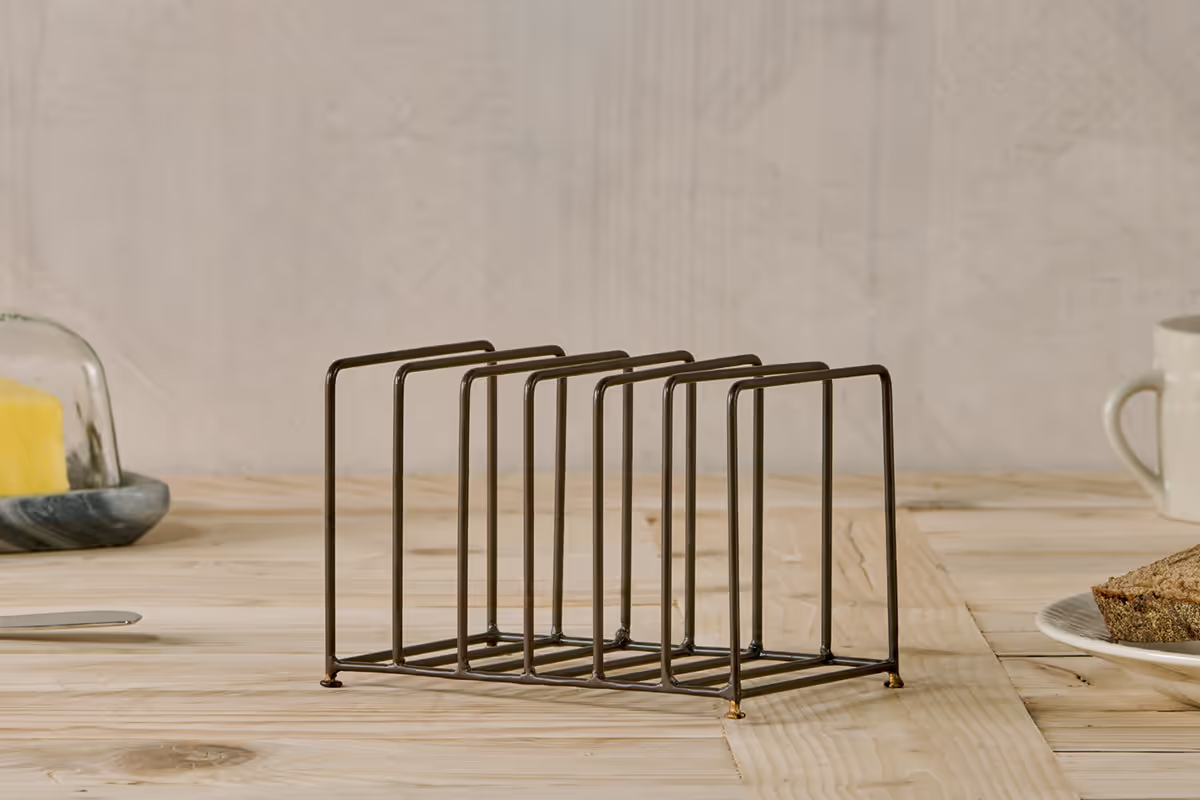 Nkuku - Inkollu Toast Rack - Aged Brass