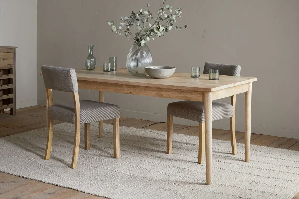 Nkuku - Anbu Mango Dining Table - Natural - Small