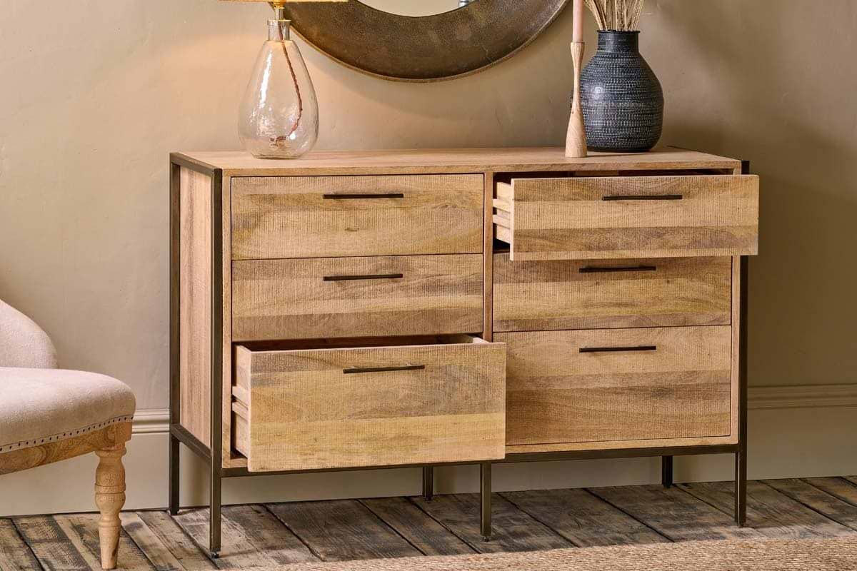 Nkuku - Dasai Mango Wood Chest of Drawers
