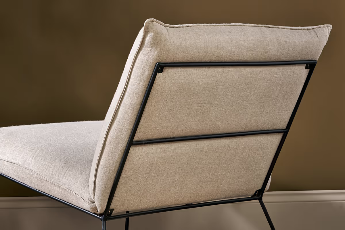Nkuku - Kashvi Oversized Linen Lounger - Natural