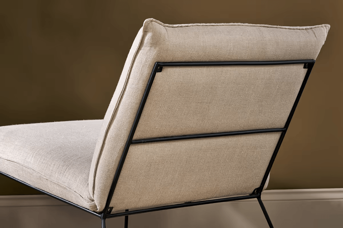 Nkuku - Kashvi Oversized Linen Lounger - Natural