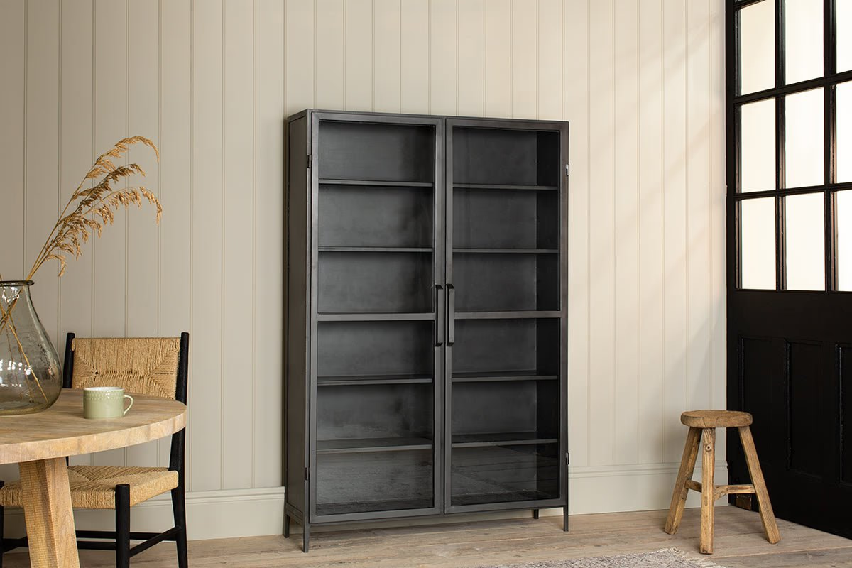 Nkuku - Takua Iron Cabinet - Wide