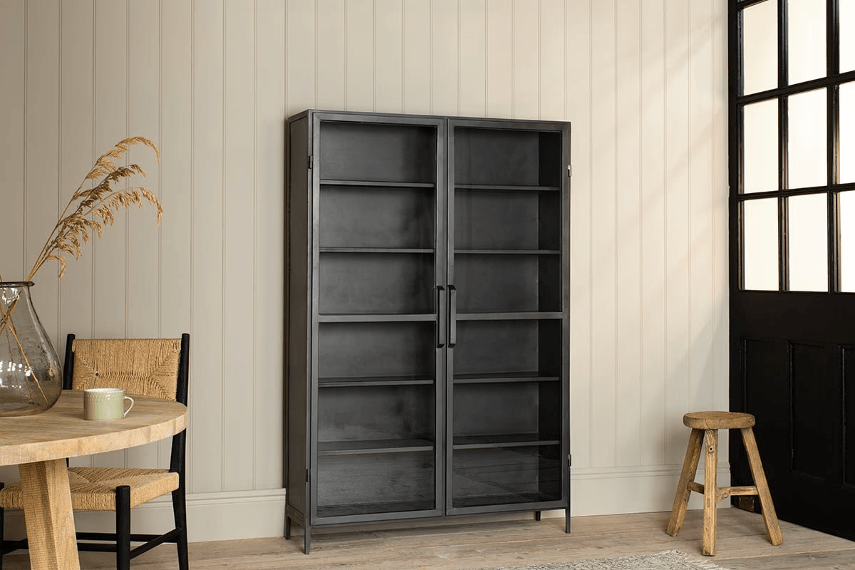 Nkuku - Takua Iron Cabinet - Wide