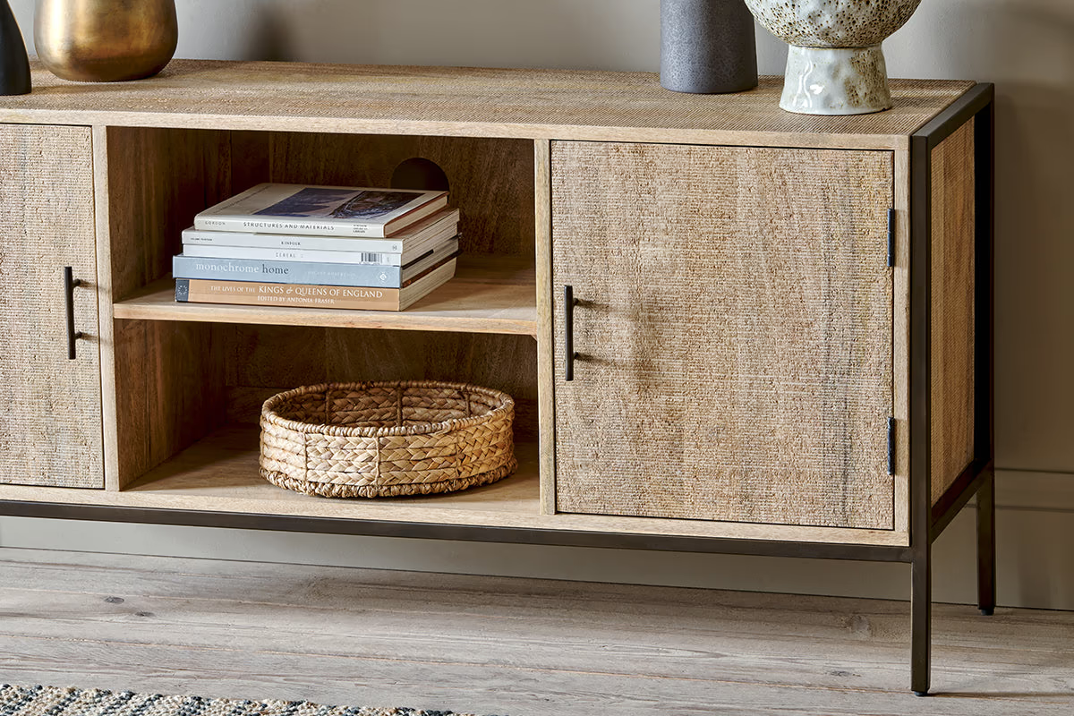 Nkuku - Dasai Mango Wood Media Unit