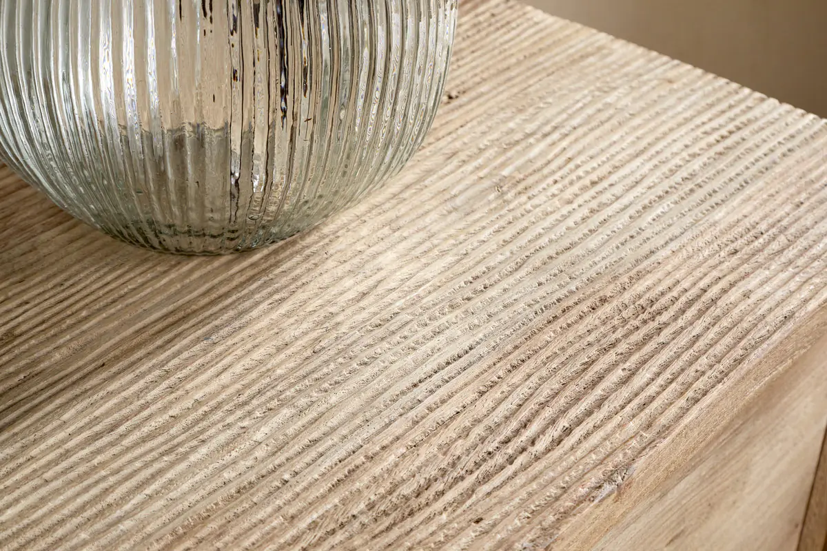 Nkuku - Vivan Grooved Chest of Drawers - Natural